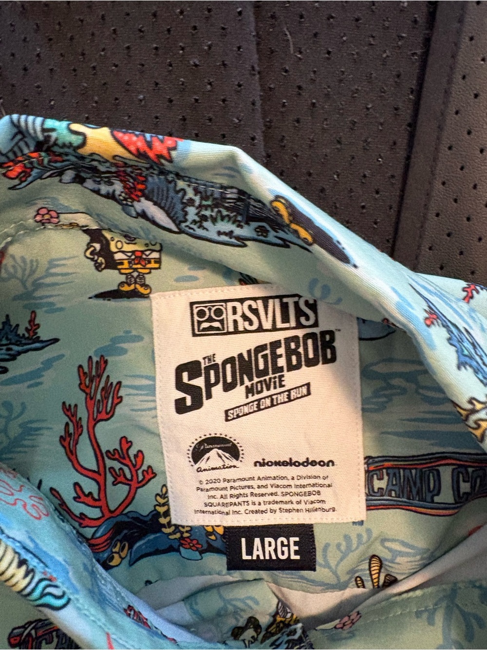 RSVLTS Casual SpongeBob Short-Sleeve Print Shirt - Picture 2 of 2